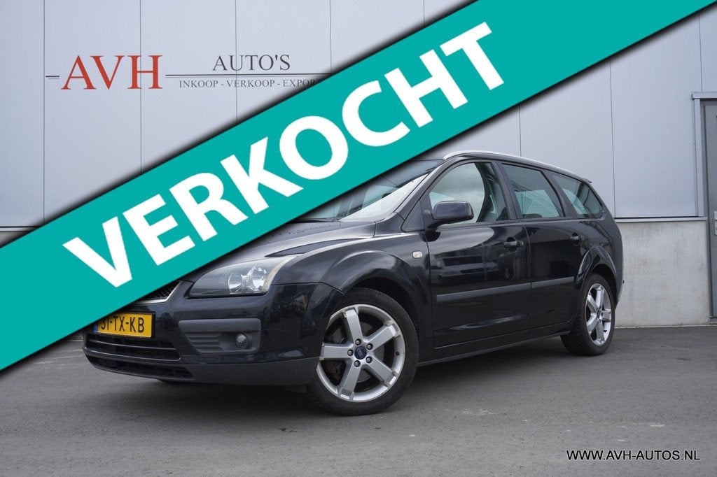 Ford Focus Wagon 2.0-16V Rally Edition, Stof, Gebruikt, Zwart, Handgeschakeld