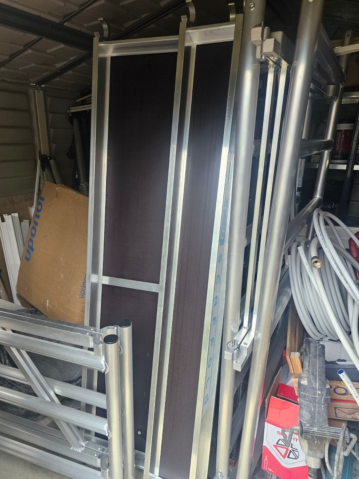Euroscaffold rolsteiger - nieuw, Ophalen, Gebruikt, Rolsteiger of Kamersteiger, 5 meter of hoger