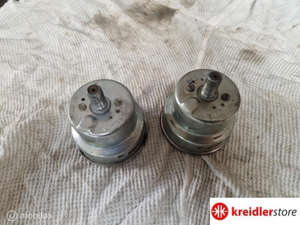 Kreidler tellers Cockpit en druppelkoplamp 10 stuks, Gebruikt, Ophalen of Verzenden