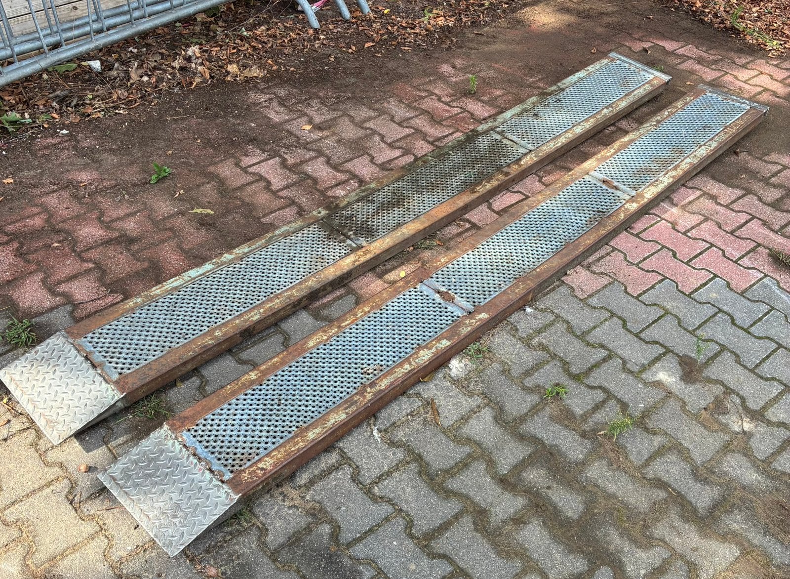 2 x zware aanhanger rijplaat, Auto diversen, Aanhangwagen-onderdelen, Ophalen, Gebruikt