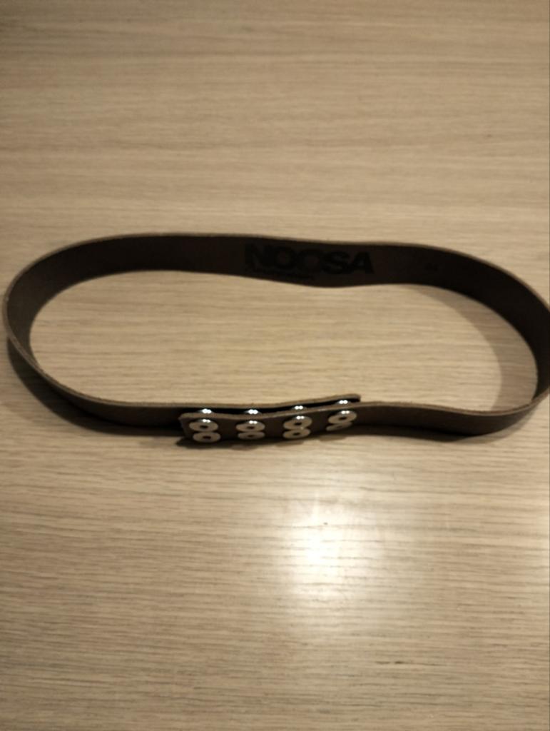 Leren riem voor Noosa chunks, 85 cm, 80 tot 90 cm, Bruin, Echt leder, Ophalen of Verzenden
