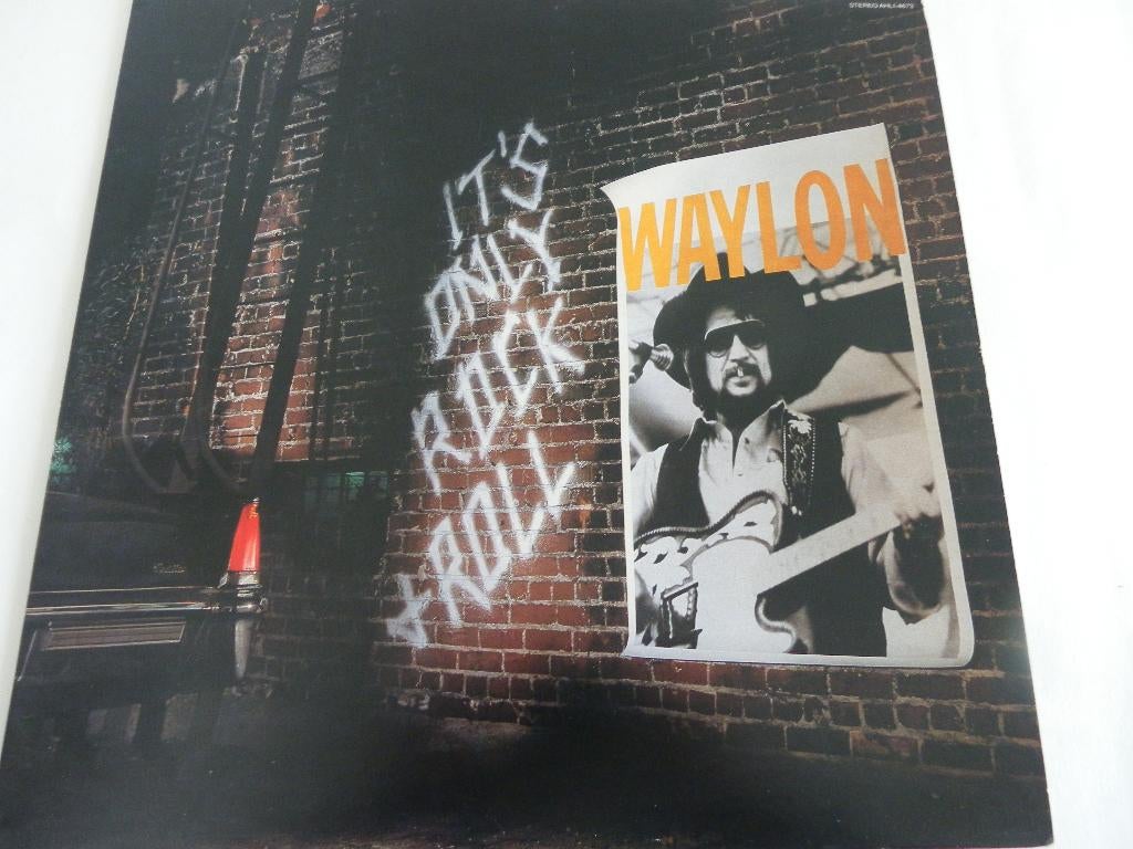 LP Waylon Jennings - It's Only Rock & Roll, Ophalen of Verzenden, Gebruikt, 12 inch