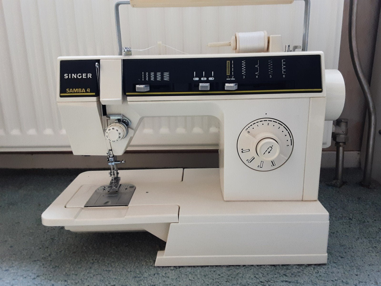 Singer Samba 4 Naaimachine - Vintage Model 6212C, Ophalen of Verzenden, Gebruikt