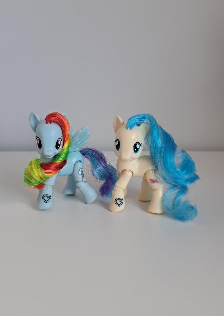 My Little Pony - Miss Pommel & Rainbow Dash - G4 Hasbro, Ophalen of Verzenden, Gebruikt