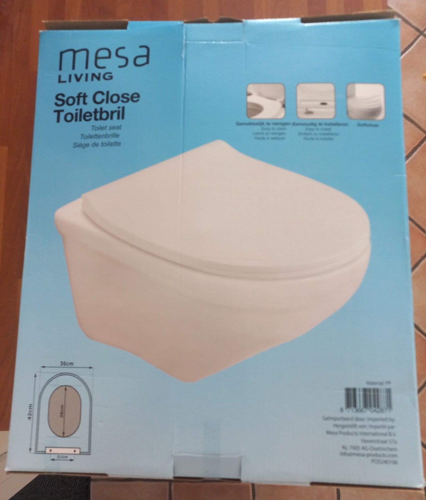 wc bril soft close nieuw in doos, Doe-het-zelf en Verbouw, Ophalen of Verzenden, Nieuw, Toilet