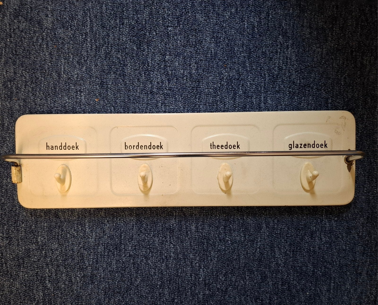 Brabantia Keukenrek Handdoekenrek - Vintage Design, Ophalen of Verzenden, Metaal, Wit, Brabantia