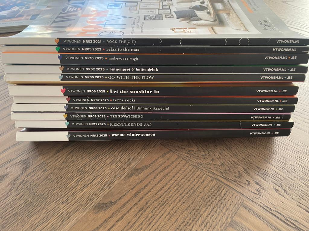 VT Wonen magazines 2025-2026, Boeken, Ophalen of Verzenden, Zo goed als nieuw, Overige typen