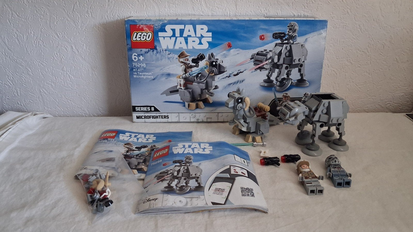 LEGO Star Wars AT-AT vs. Tauntaun Microfighters (75298), Gebruikt, Star Wars, Lego, Ophalen of Verzenden