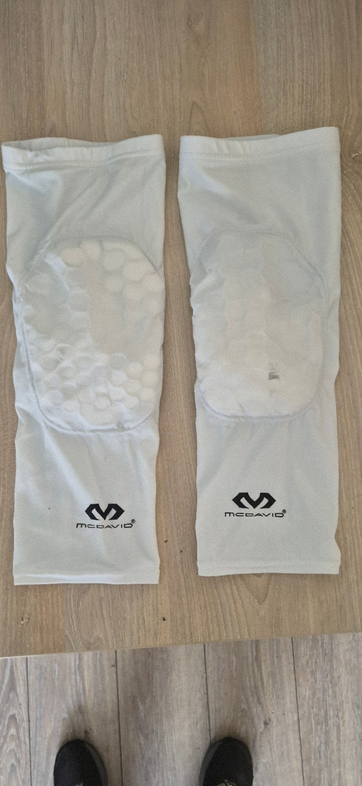 McDavid Hex Leg Sleeves - Wit - Maat XL, Sport en Fitness, Ophalen of Verzenden, Gebruikt, Bescherming