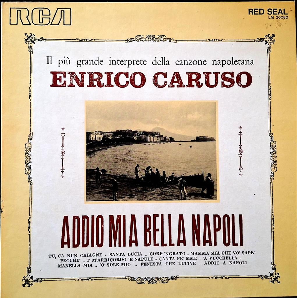 LP  ENRICO CARUSO - Addio Mia Bella Napoli, Gebruikt, Overige typen, Ophalen of Verzenden, 12 inch