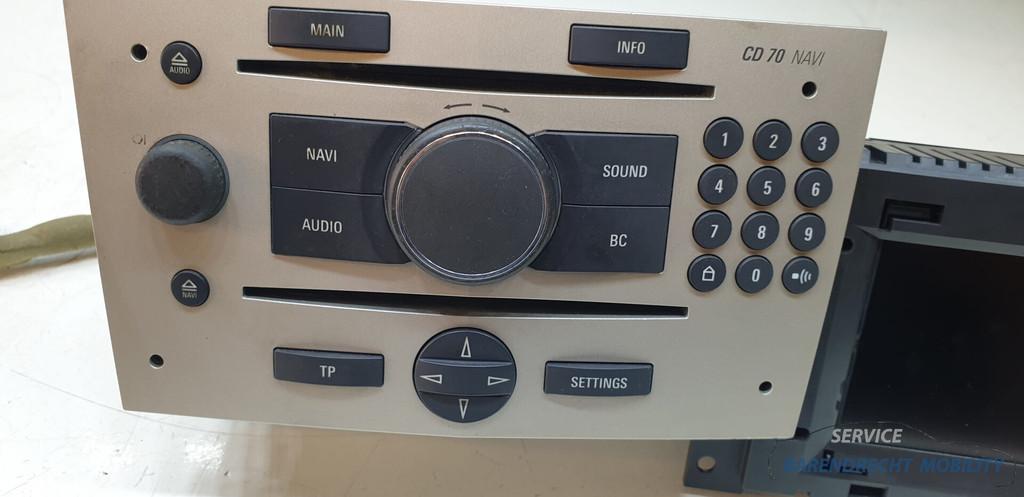CD70 navigatie radio systeem Opel Astra H Zafira B GMGEHU4C5, Gebruikt, Opel Automobile GmbH, Ophalen of Verzenden, Kontakt@opel-infoservice.de