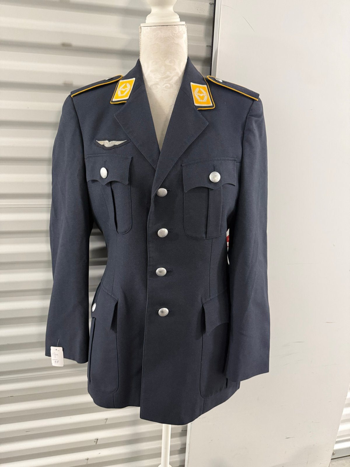 Partij Luchtmacht Uniform Jas - Vintage Bundeswehr, Verzamelen, Ophalen of Verzenden, Luchtmacht, Duitsland, Kleding of Schoenen