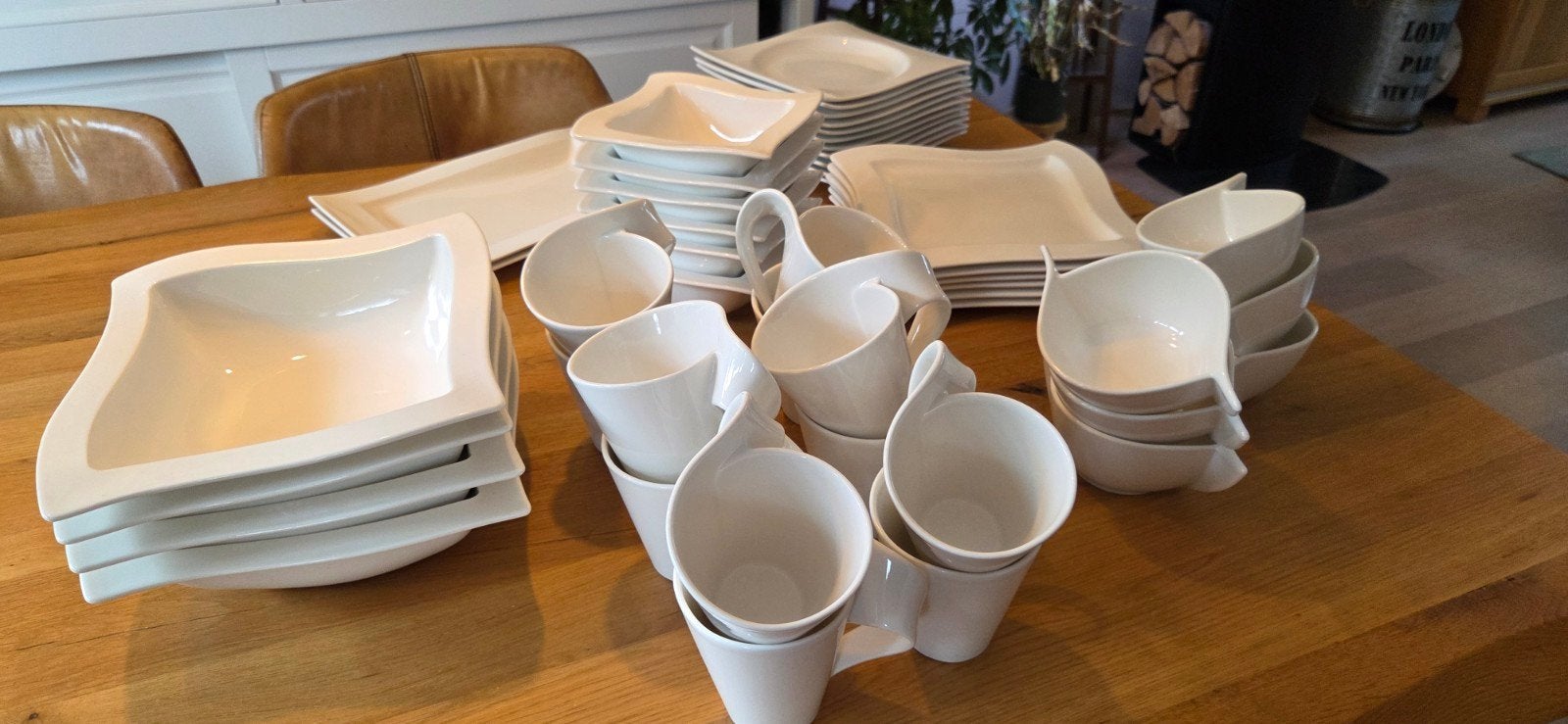 Villeroy & Boch servies - NewWave collectie, Gebruikt, Villeroy & Boch, Ophalen of Verzenden, Modern