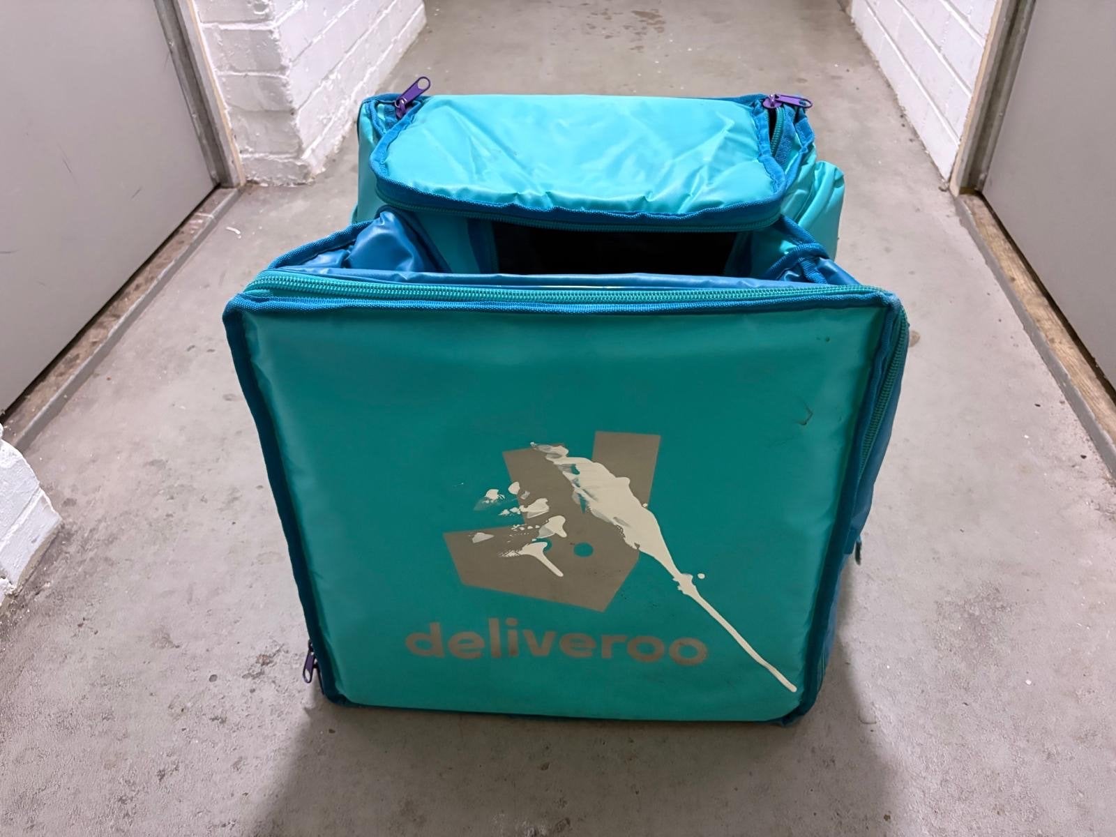 Deliveroo bezorgtas - Ideaal voor maaltijdbezorging, 25 tot 40 cm, Nieuw, Waterdicht, Ophalen