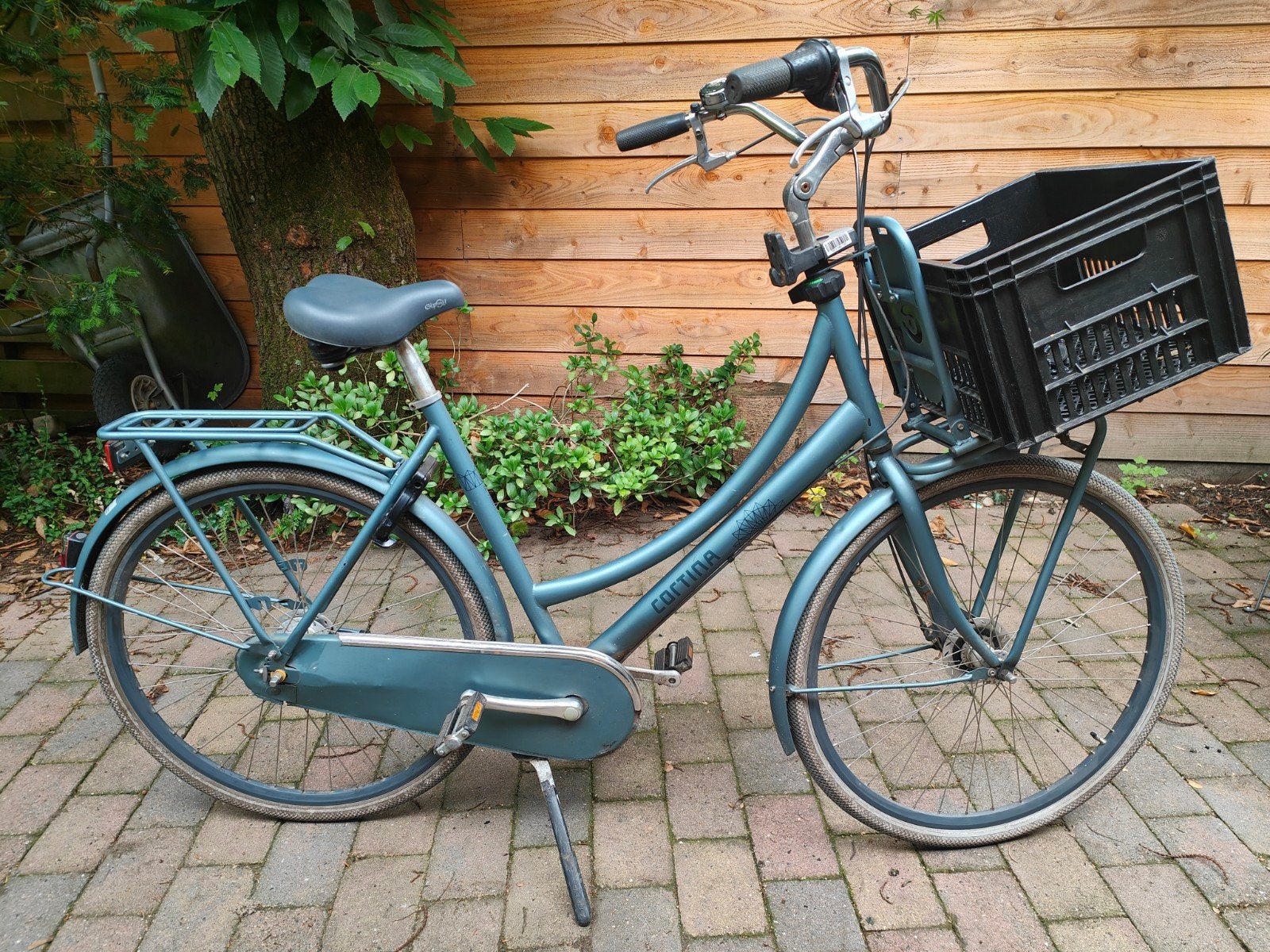 Cortina U4 Family Transport damesfiets, Fietsen en Brommers, Gebruikt, Versnellingen, 56 cm of meer, Ophalen