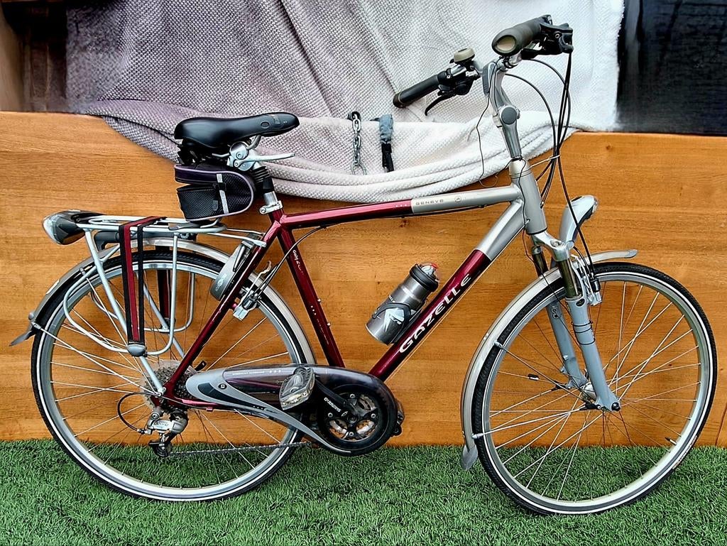 Gazelle goldline   herenfiets, Ophalen, Zo goed als nieuw, Meer dan 20 versnellingen, Gazelle