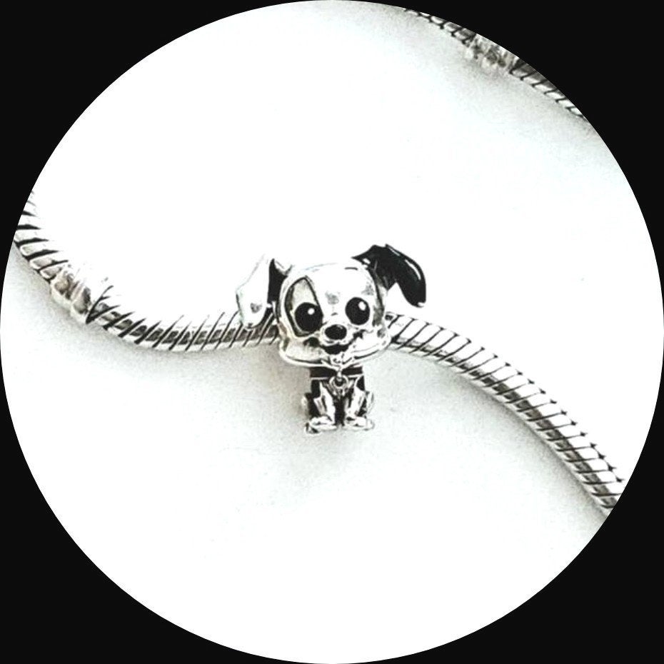 Pandora Disney 101 Dalmatiers Patch 798846C01 / retired, Pandora, Ophalen of Verzenden, Zo goed als nieuw, 1 bedel