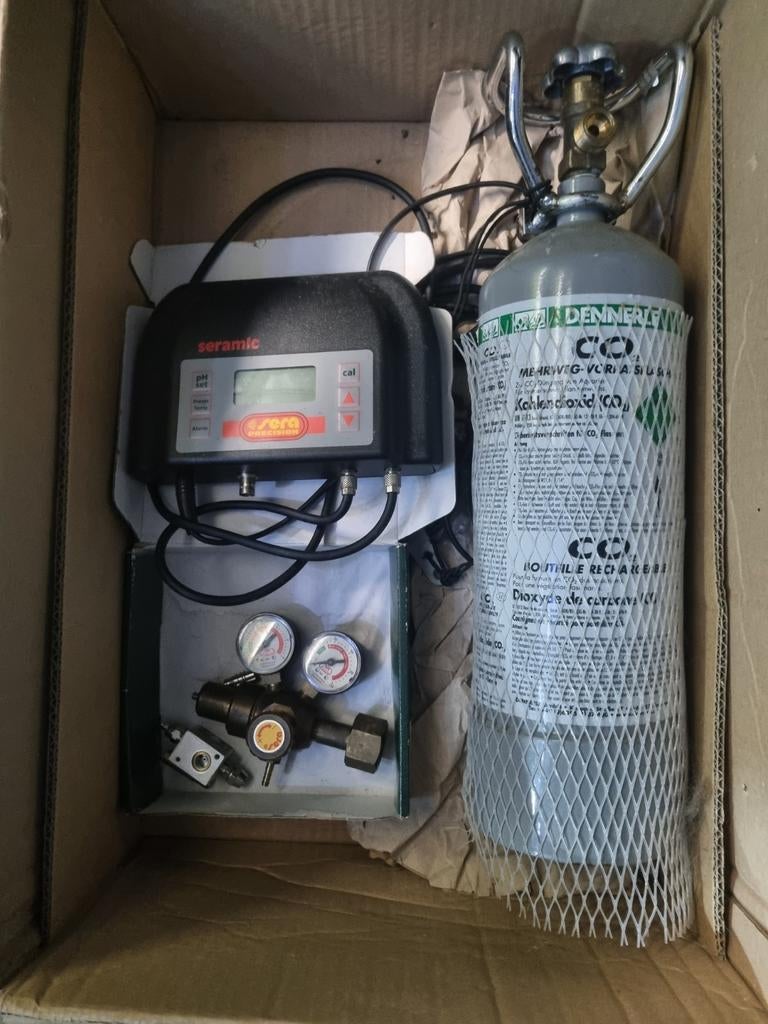 Co2 set met Sera controller, Ophalen of Verzenden, 250 ampère of meer, Co2