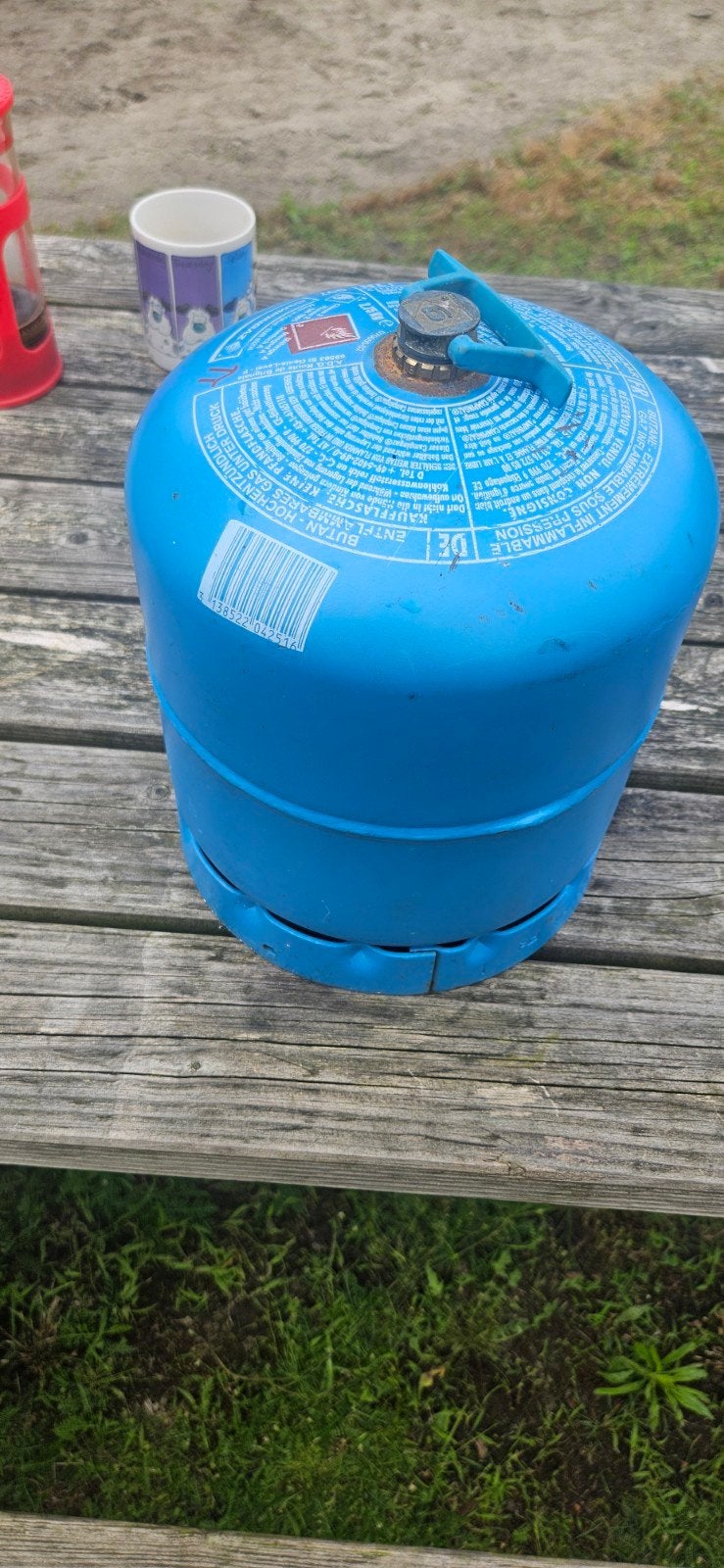Campinggaz grote 907 gasfles 2,75KG LEEG, Ophalen of Verzenden, Gebruikt