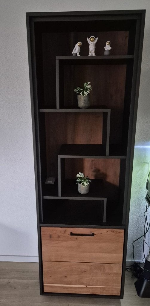 XOOON Lanai hoge kast – Met verlichting - Kikarhout – 191 cm, Ophalen, Zo goed als nieuw
