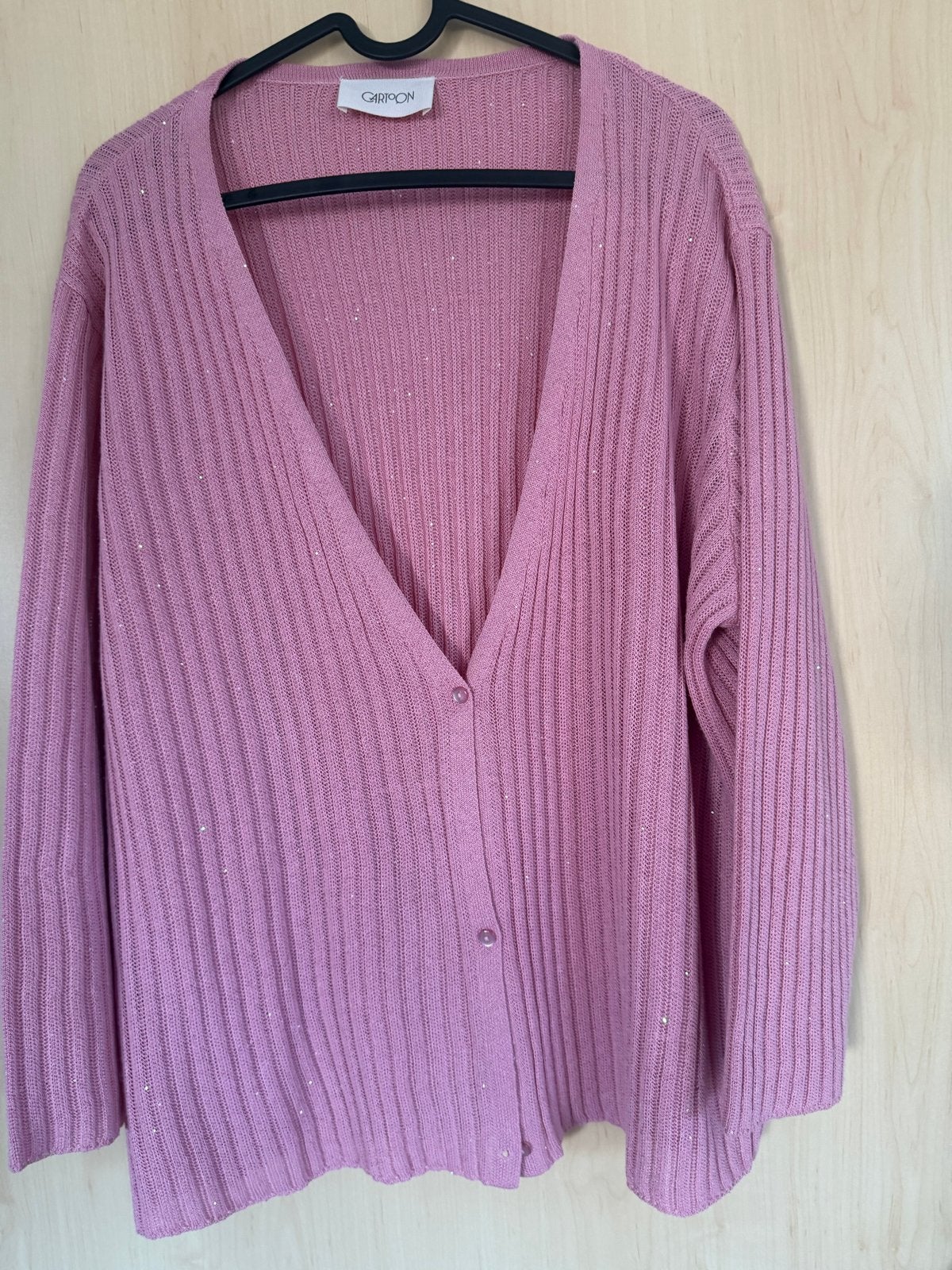 Roze vest met glitters van Cartoon 46, Ophalen of Verzenden, Zo goed als nieuw, Maat 46/48 (XL) of groter, Roze