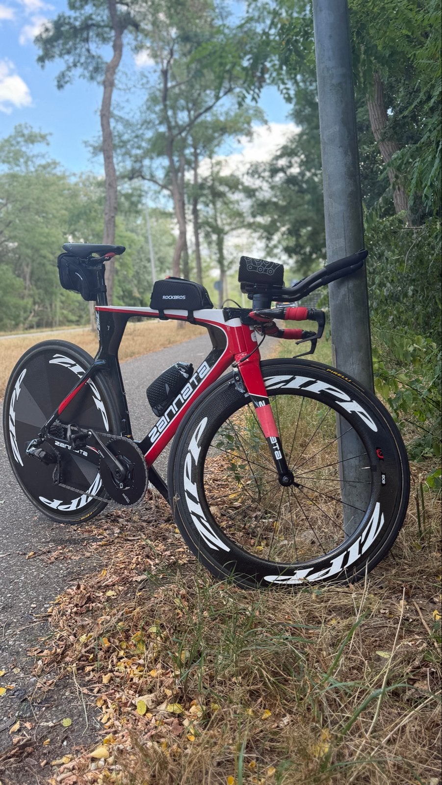 Zannata Z112 EVO Triathlonfiets - Maat M - Klaar voor wedstr, 28 inch, Velgrem, Zo goed als nieuw, Meer dan 20 versnellingen