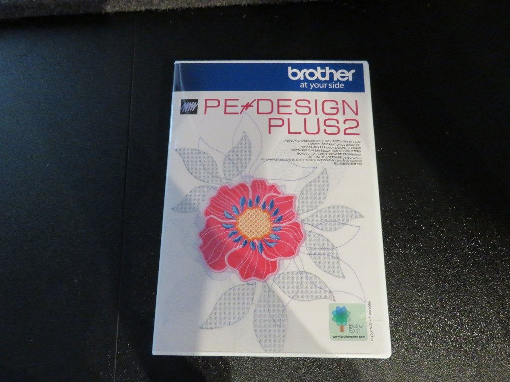 Brother PE-DESIGN PLUS2 borduursoftware, Ophalen, Zo goed als nieuw, Toebehoren, Brother