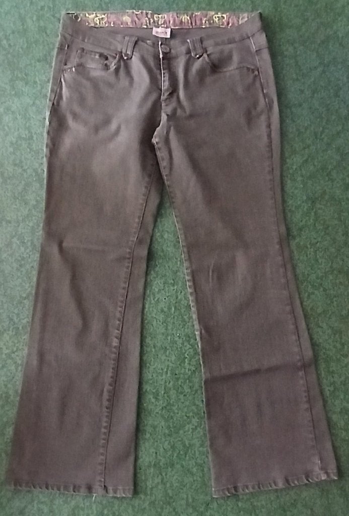 1) Jeans legergroen, Colours of the world maat 44, Ophalen of Verzenden, Zo goed als nieuw, Overige kleuren, W33 - W36 (confectie 42/44)