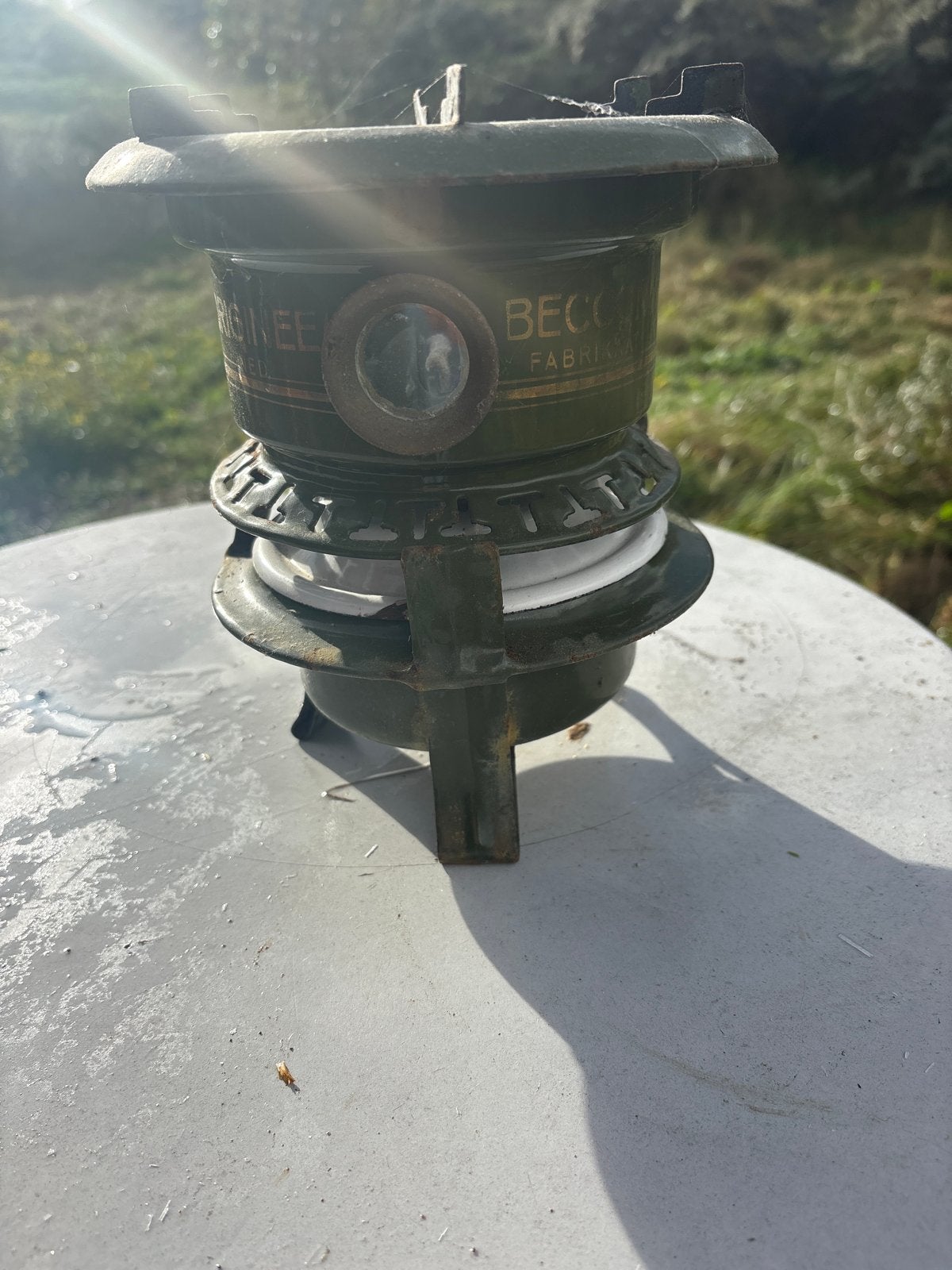 Vintage Becco Petroleumstel- Origineel Fabrikaat, Ophalen of Verzenden