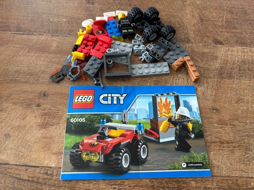 Lego city brandweet terreinwagen, City, Lego, Ophalen of Verzenden, Zo goed als nieuw