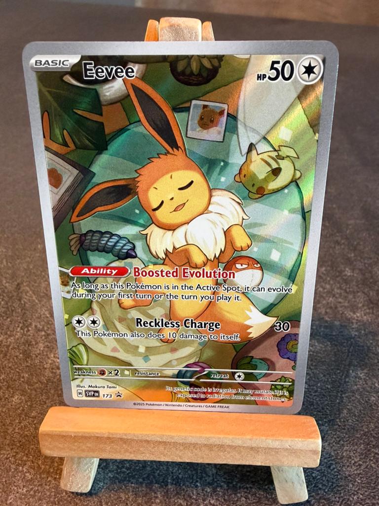 Eevee Pokémon Promo Svp 173, Ophalen of Verzenden, Zo goed als nieuw