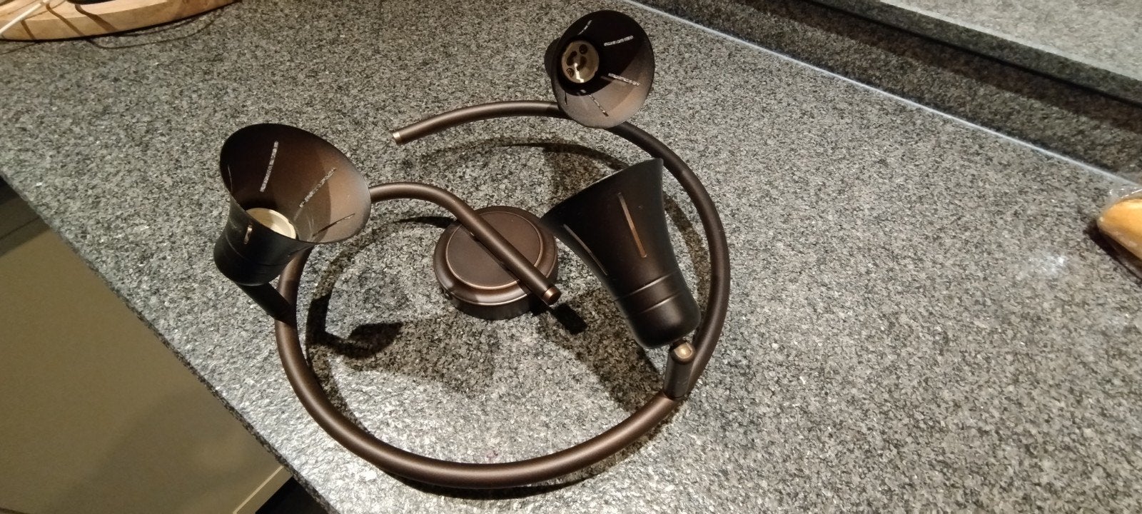plafondlamp, spotjes, Huis en Inrichting, Ophalen, GU10, Plafondlamp, 30 cm
