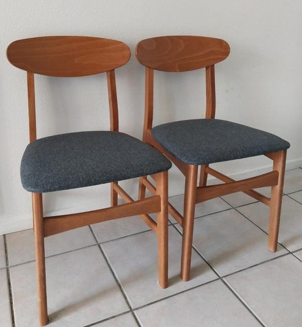 Stoelen, Scandinavische Design.
Merk: Ikea Gunleif. Vintage., Huis en Inrichting, Twee, Nieuw, Ophalen of Verzenden, Stof
