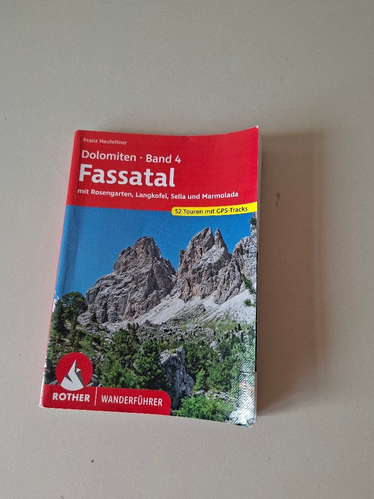 rother wanderfuhrer Fassatal, Fiets- of Wandelgids, Europa, Ophalen of Verzenden, Franz Hauleitner