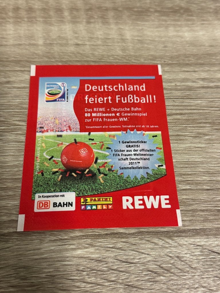 Panini / REWE WK Women 2011 Zakje, Ophalen of Verzenden, Zo goed als nieuw, Buitenlandse clubs, Poster, Plaatje of Sticker