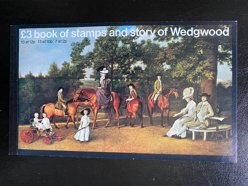 Verenigd Koninkrijk prestigeboekje Wedgwood, Ophalen of Verzenden, Postfris