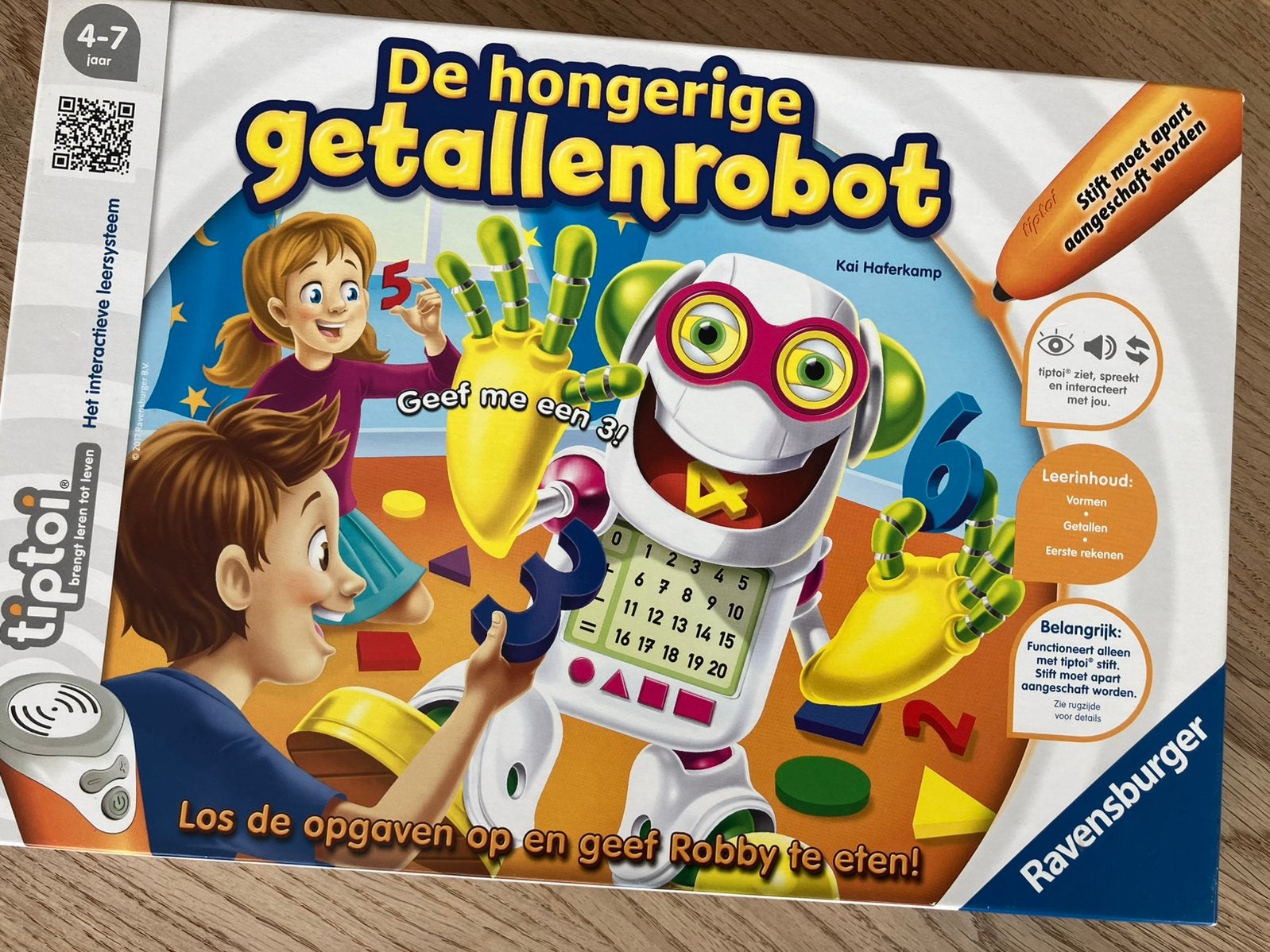 Tiptoi De Hongerige Getallenrobot, Ophalen of Verzenden, Zo goed als nieuw, Rekenen, Met geluid