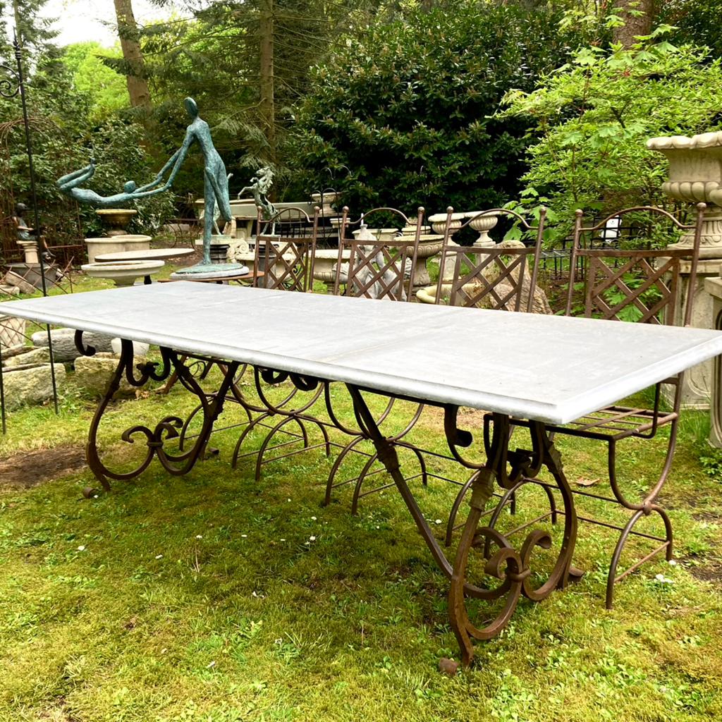 * HEMELVAARTSDAG OPEN Hardsteen gietijzer Tuintafel tafels, Ophalen, Nieuw