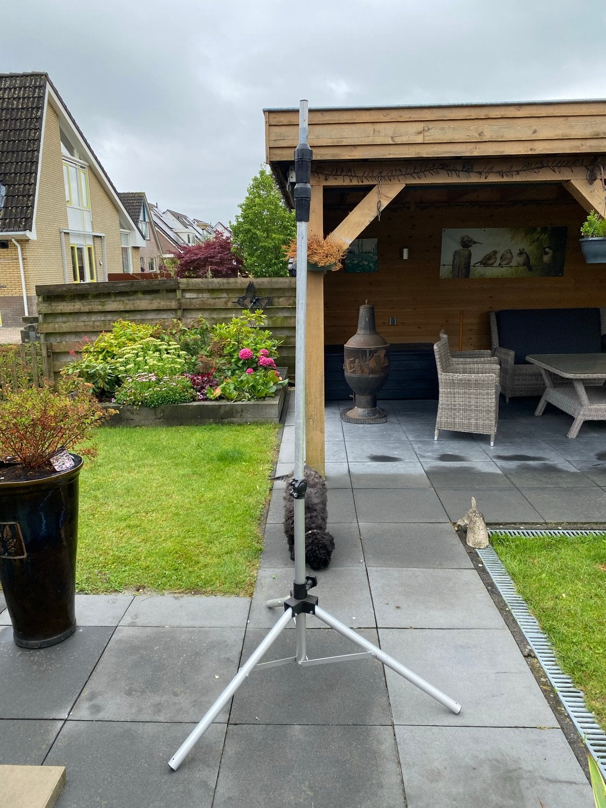 Driepoot met uitschuifbare mast - 4m aluminium, Caravans en Kamperen, Ophalen of Verzenden, Gebruikt