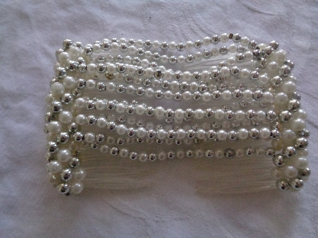 2 kammen met parels 12 cm lang, Sieraden, Tassen en Uiterlijk, Ophalen of Verzenden, Nieuw, Haarspeld