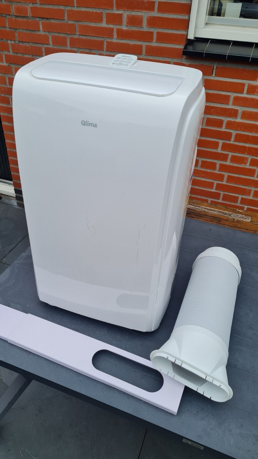 Qlima P528 mobiele Airco, Ophalen, 3 snelheden of meer, Zo goed als nieuw, Koelen en Ontvochtigen