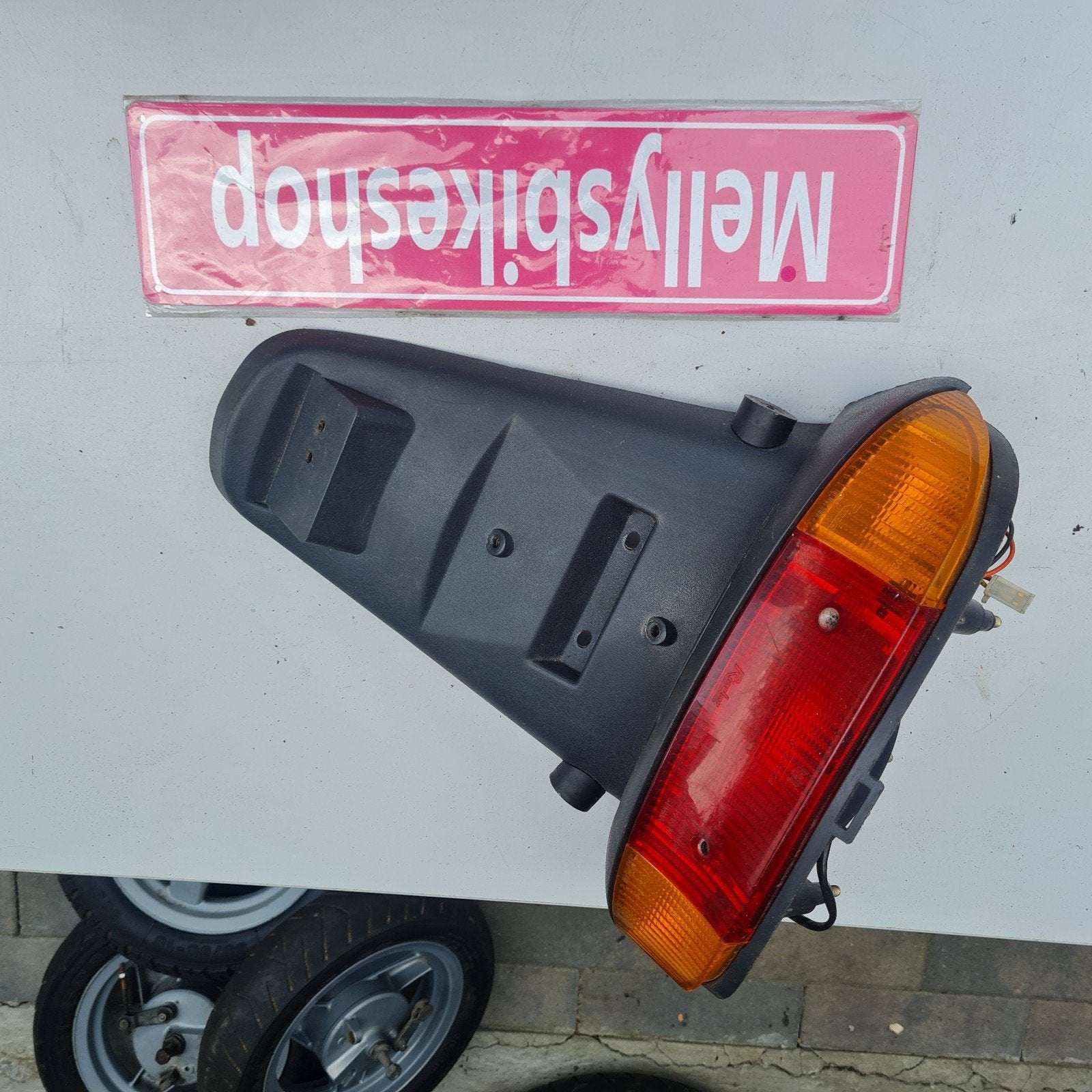 Bajaj spirit achter spatbord kentekenhouder met achterlicht, Ophalen of Verzenden, Bajaj, Info@bajaj.nl, Nl