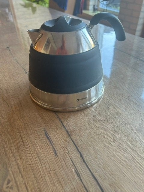 opvouw bare waterketel 1.5 liter, Caravans en Kamperen, Verzenden, Nieuw