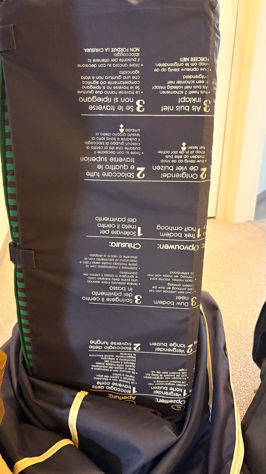 Graco Campingbedje met matras, Ophalen, Zo goed als nieuw, Rechthoekig