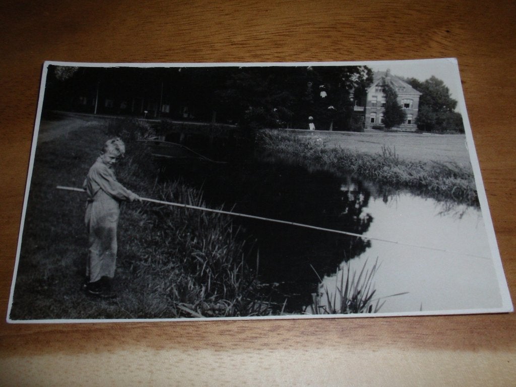 Fotokaart Dedemsvaart ? Huize Villa Marquette Vissen Jongen, Verzenden, 1920 tot 1940, Ongelopen, Overijssel