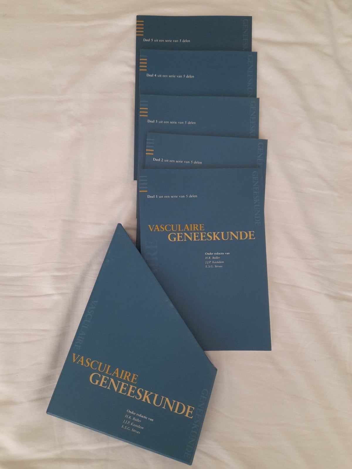 Vasculaire Geneeskunde - Complete 5-delige set, Boeken, H.E. Falke, J.P. Kastelein, E.G. Sman, Ophalen of Verzenden, Beta, WO