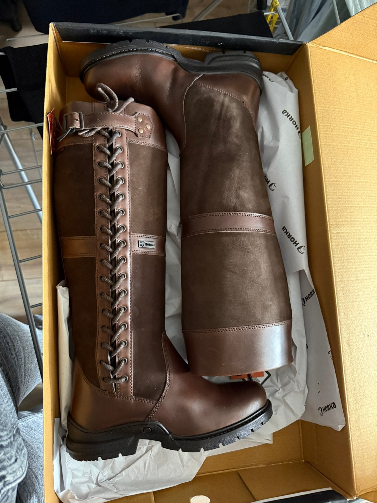 Nieuwe horka outdoorlaarzen leder waterdicht 38 41 42, Dieren en Toebehoren, Nieuw, Ophalen of Verzenden, A, Schoeisel