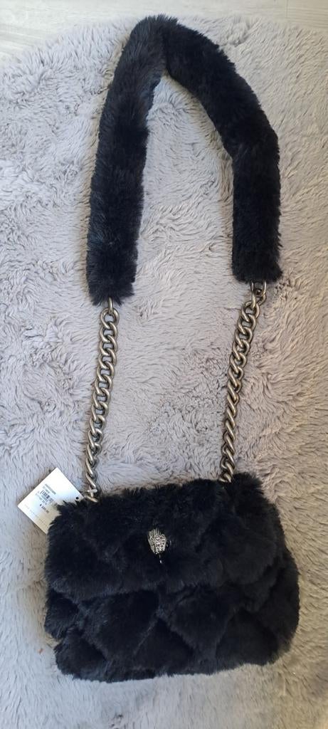 Kurt Geiger Zwarte Bonten Schoudertas met Ketting, Ophalen of Verzenden
