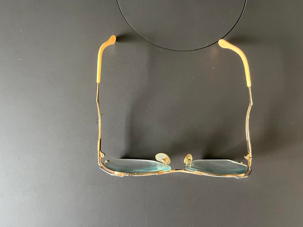 Vintage Cazal bril luxe goldplated model 226, Overige merken, Gebruikt, Overige kleuren, Verzenden