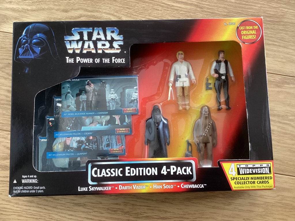 Star WArs Classic edition 4-pack figure set (1995), Verzamelen, Star Wars, Zo goed als nieuw, Actiefiguurtje, Ophalen of Verzenden